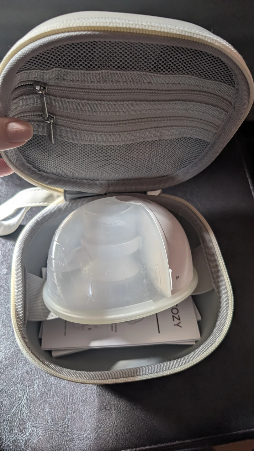FREE used Momcozy Wearable Breast Pump, WORKS ONLY on LEVEL 9 - photo 4