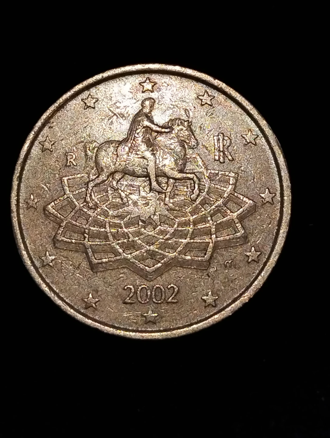 2002 Italian 50 Euro Cent Coin