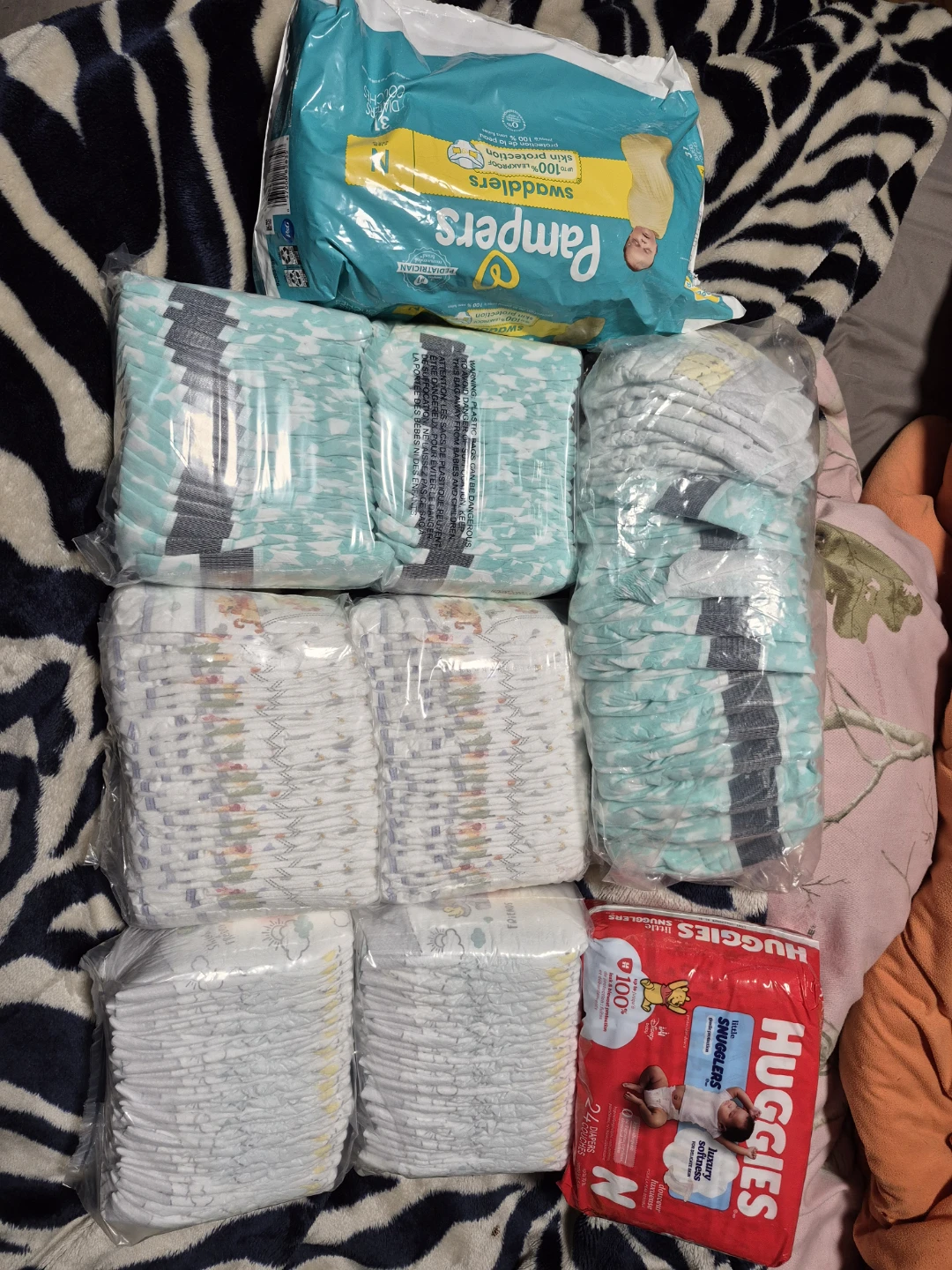 Assorted Size N Newborn Diapers