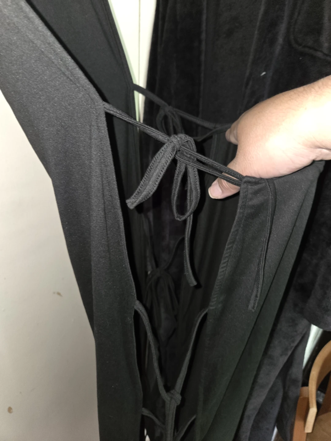 Shein Haute Long Dress w/ Straps & Lace-Up Sides in a Ladies L - photo 2
