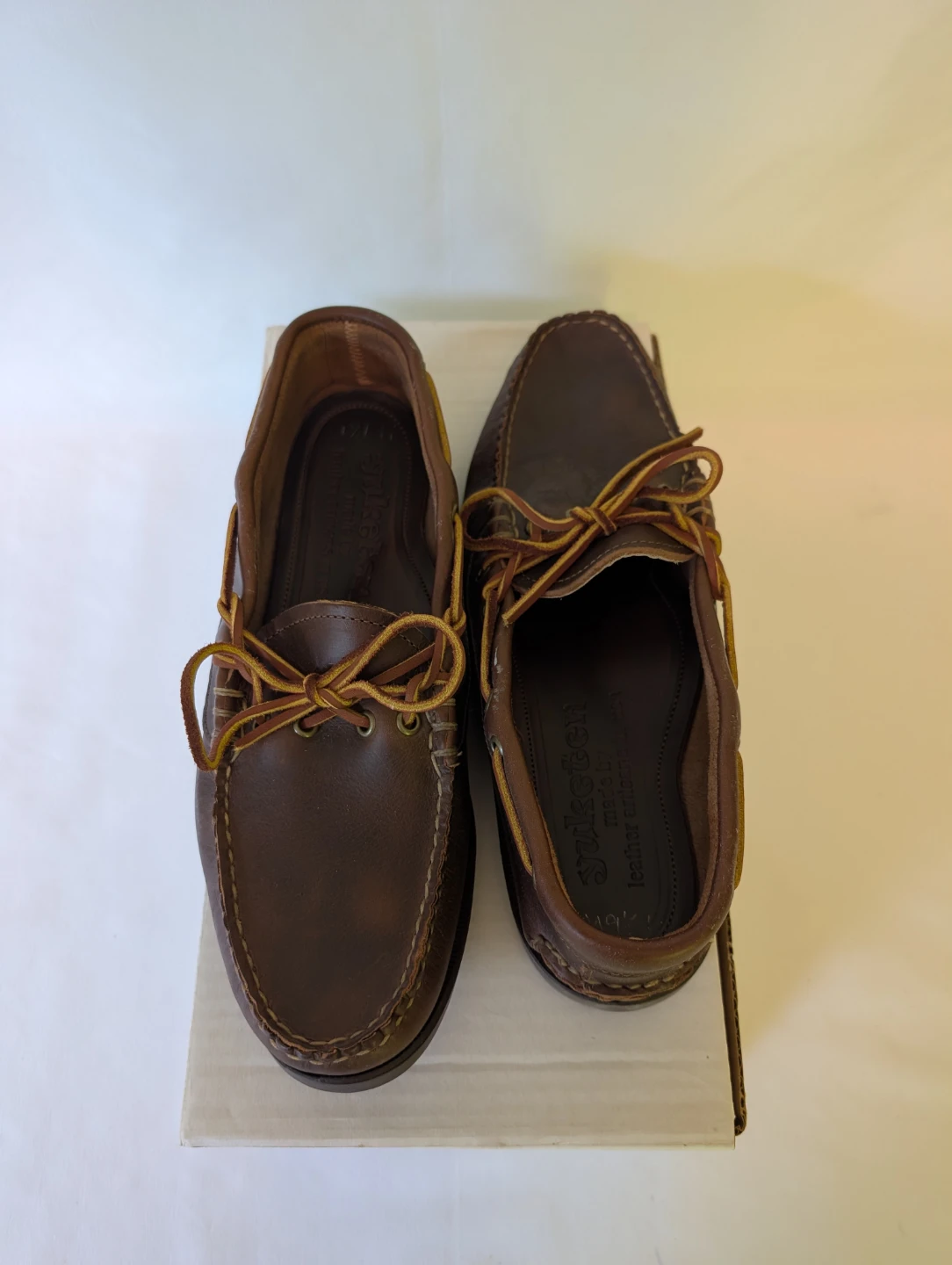 Yuketen Camp Moc Brown Leather Shoes