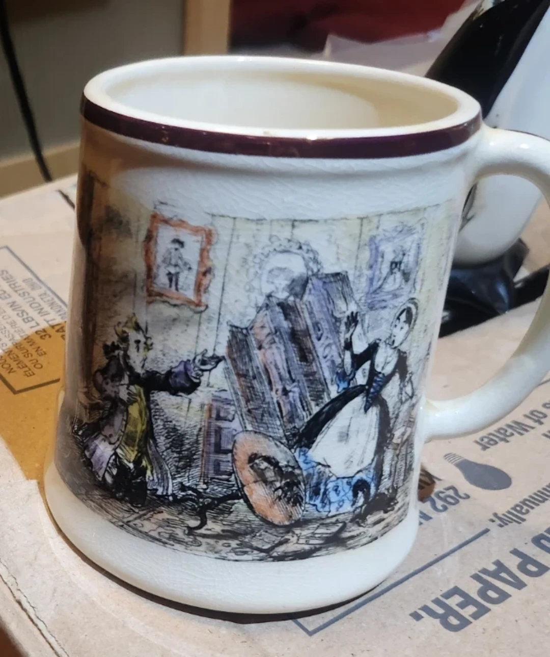 Vintage Ceramic Musical Coffee Mug - photo 2