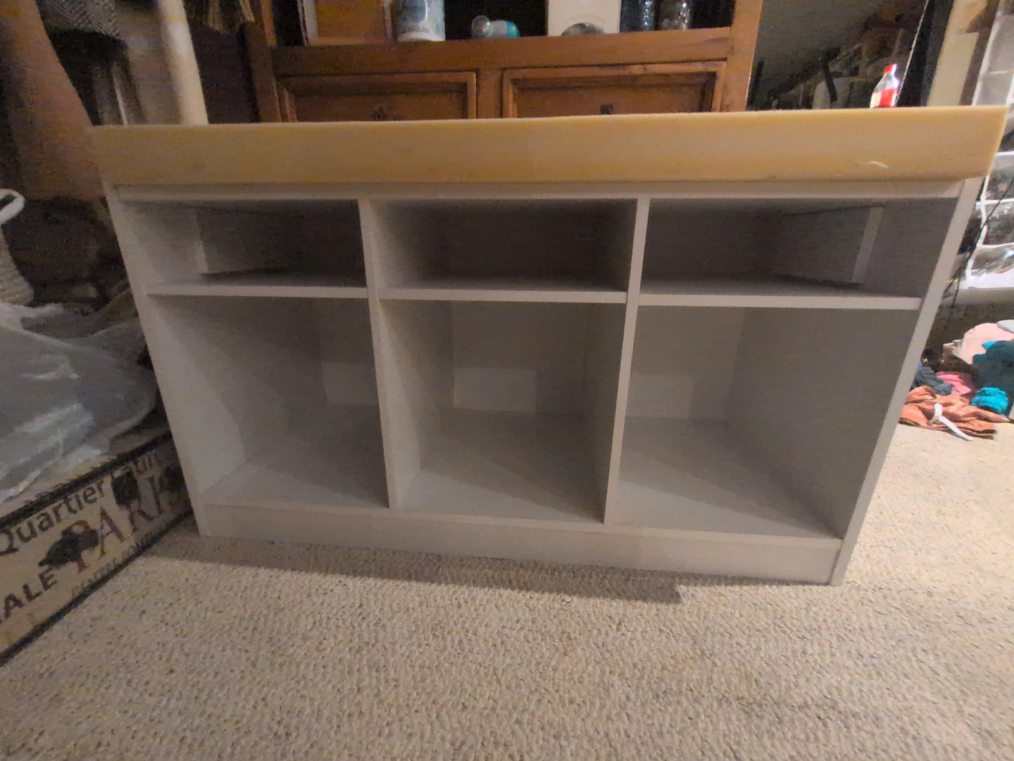 Front door shoe and seat storage