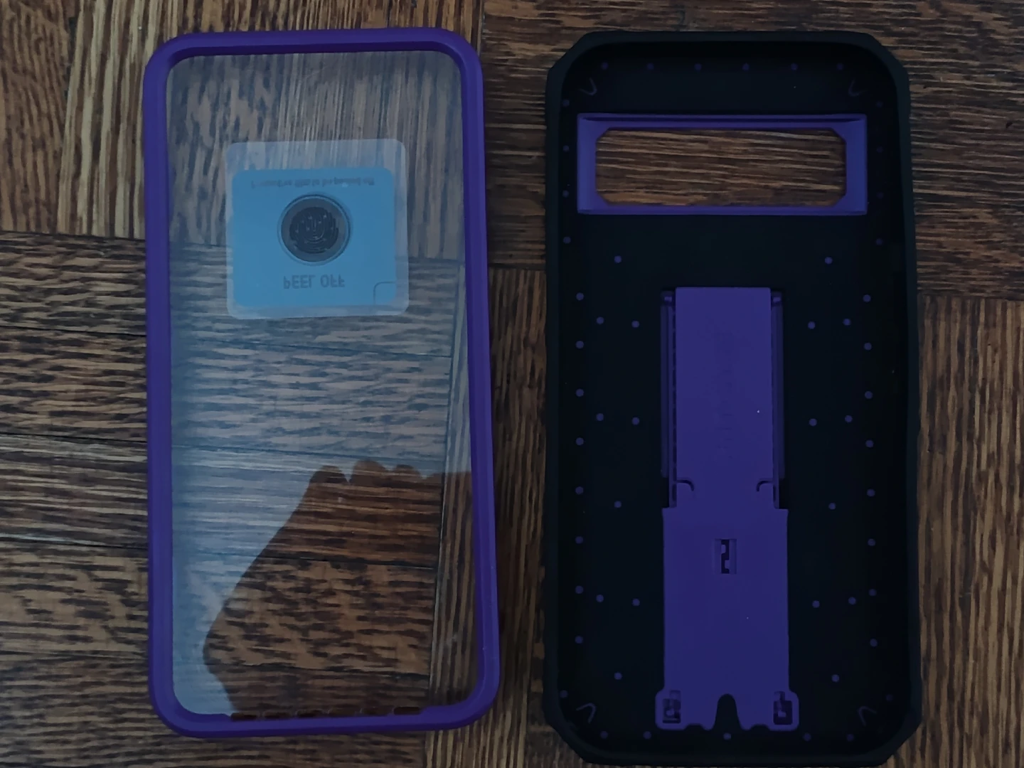 Google Pixel 8 Purple and Black Phone Case - photo 3