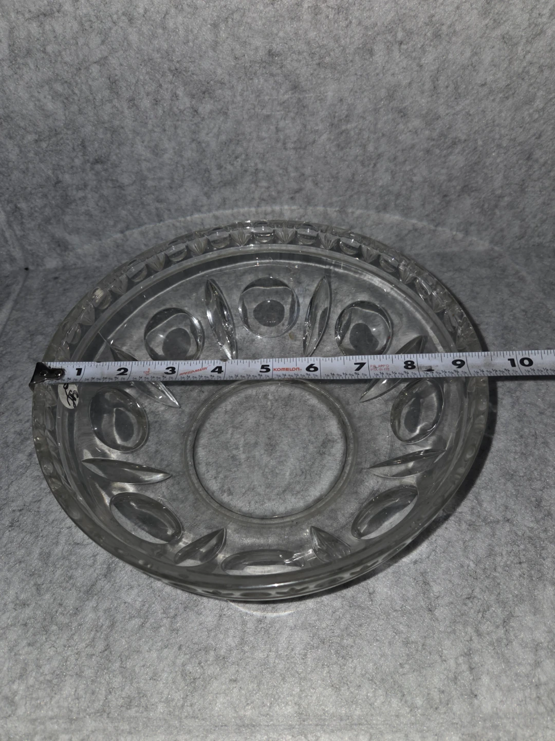 Clear Glass Serving Bowl - photo 2
