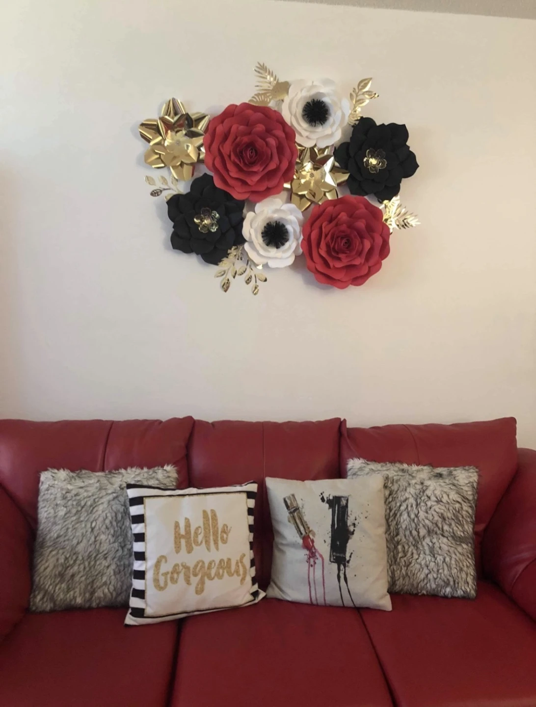 Paper Flower Wall Decor Set - photo 2
