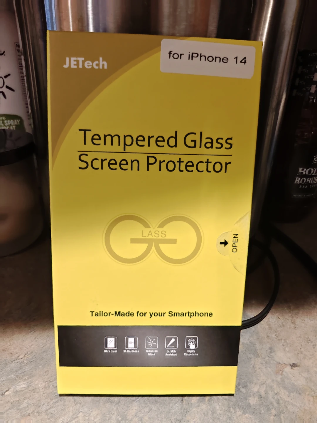 JETech Tempered Glass Screen Protector for iPhone 14