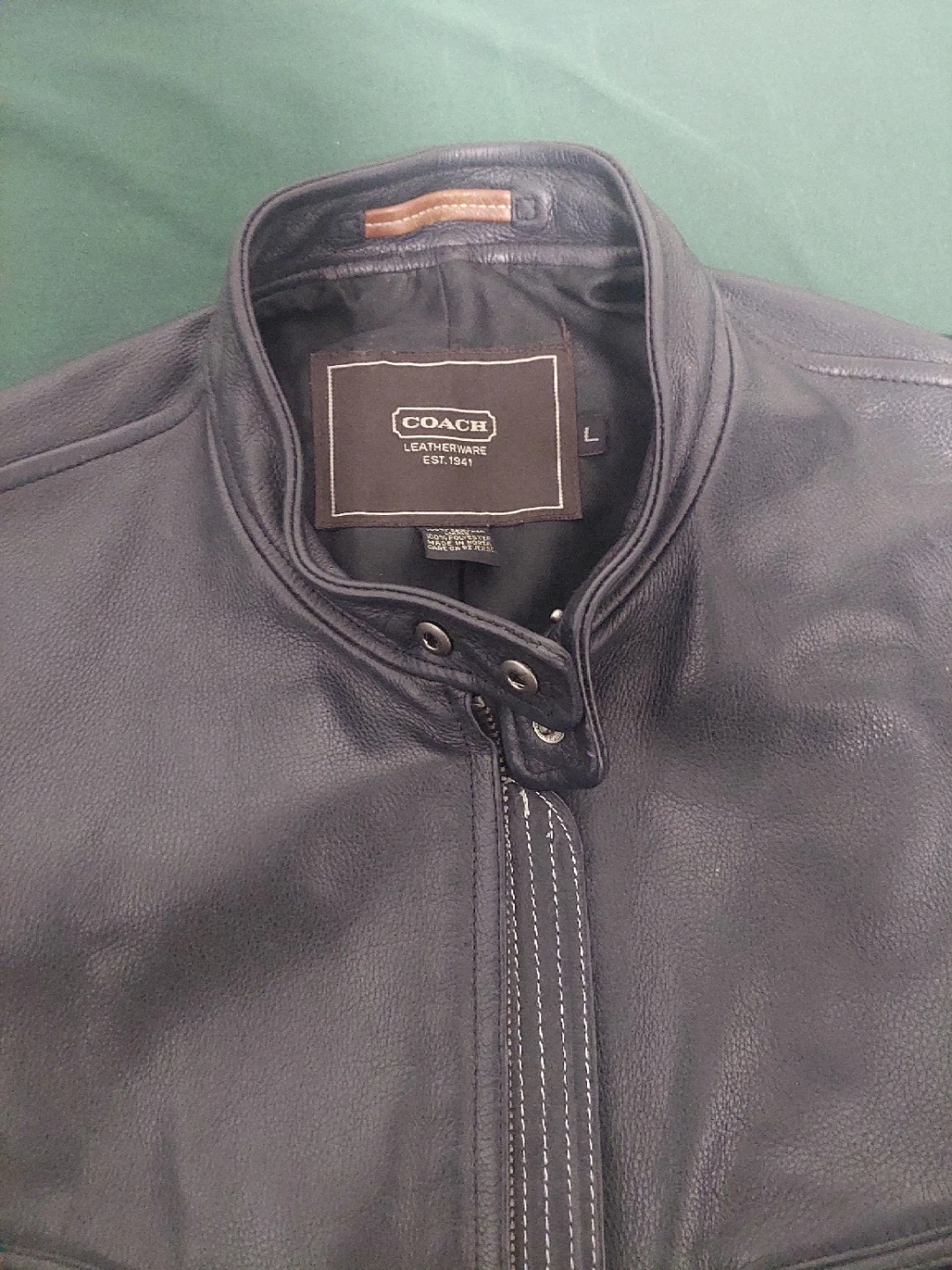 Coach Leather Jacket Black $200 FIRM – NO TRADES" - photo 2