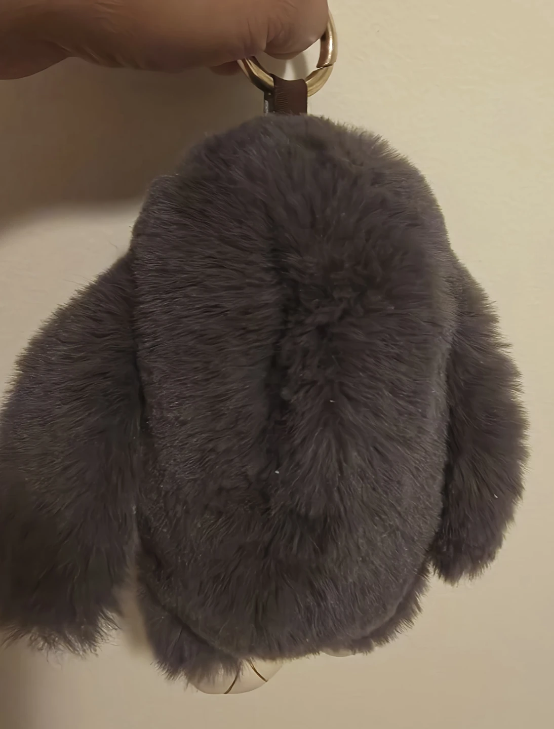 Faux Fur Rabbit Bag Charm - photo 2