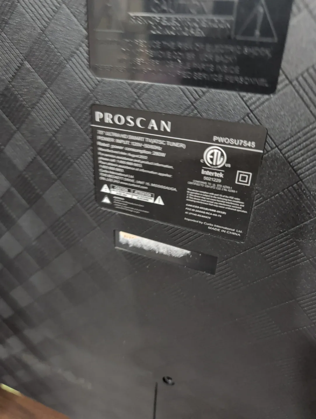 Proscan 75 Inch Ultra HD Smart TV