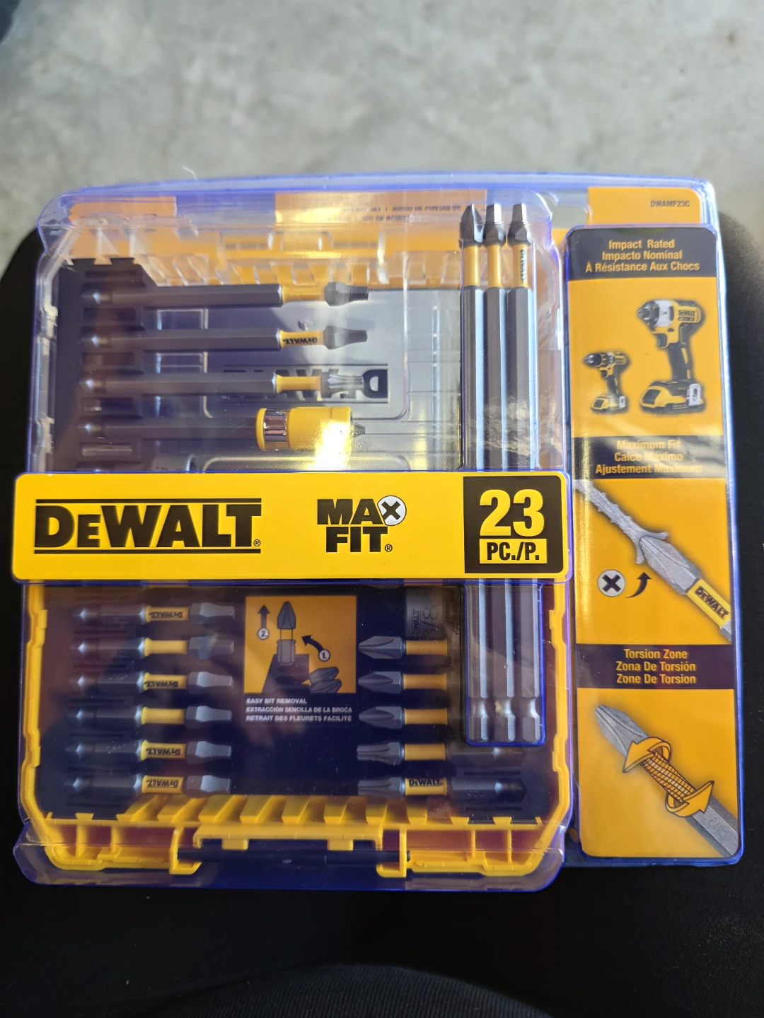 DEWALT MAXFIT 23-Piece Screwdriving Bit Set