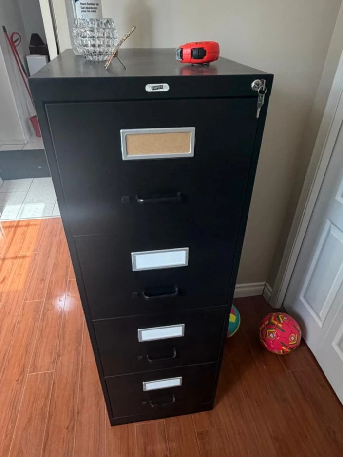 Staples 4-Drawer Vertical Filing Cabinet