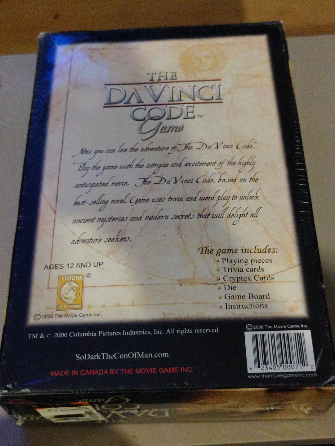 The Da Vinci Code Board Game - photo 2
