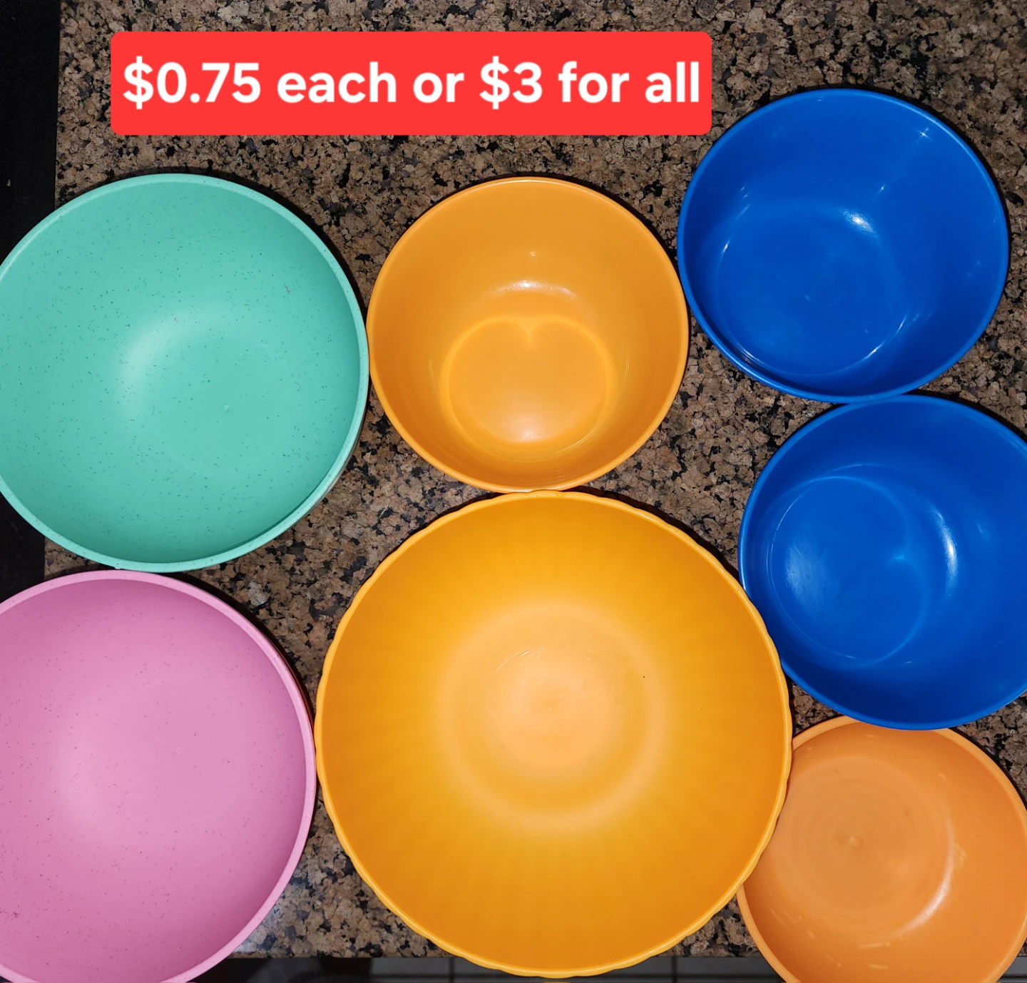 Multicoloured Bowls
