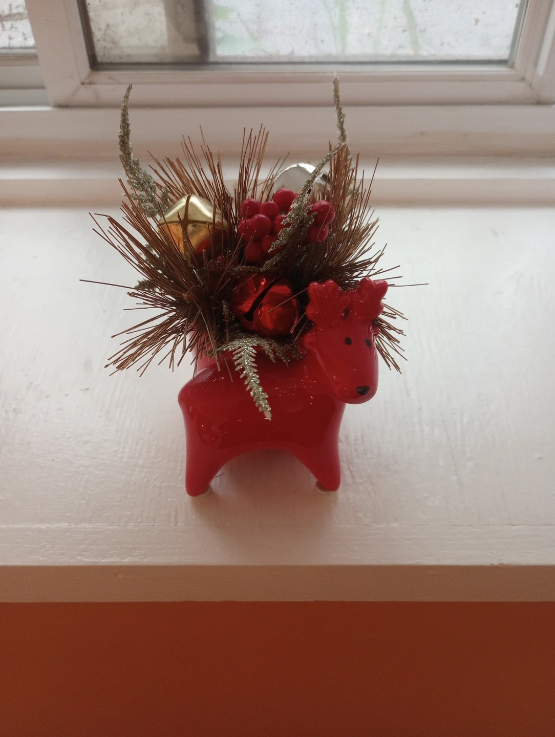 Ceramic Christmas Reindeer Ornament - photo 2