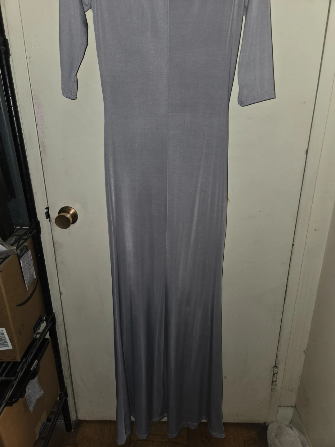 Long Stretch ¾ Sleeved Maxi Dress in a Ladies M - photo 2