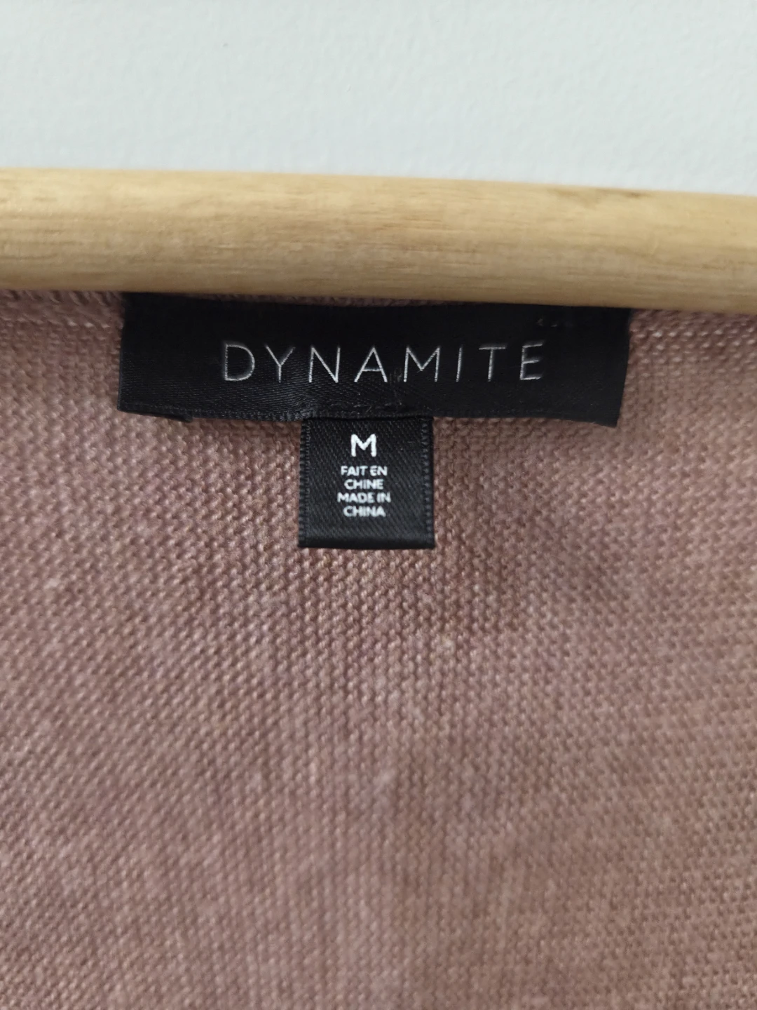 Woman's Pink V-Neck Sweater (Size M) - photo 3