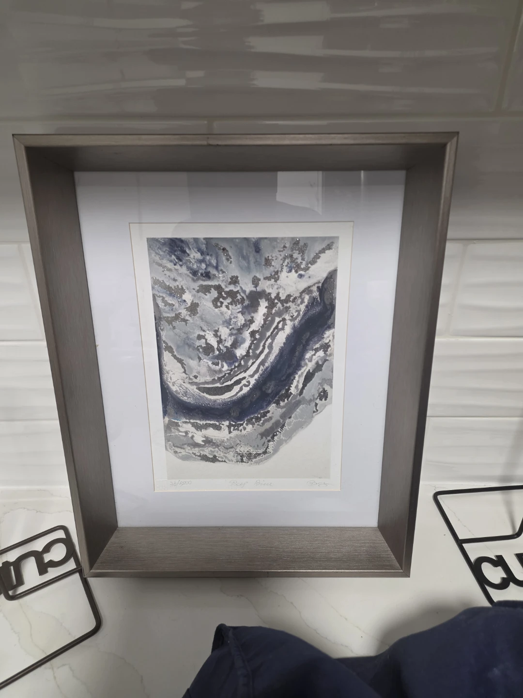 Deep Blue Framed Limited Edition Art Print - photo 2