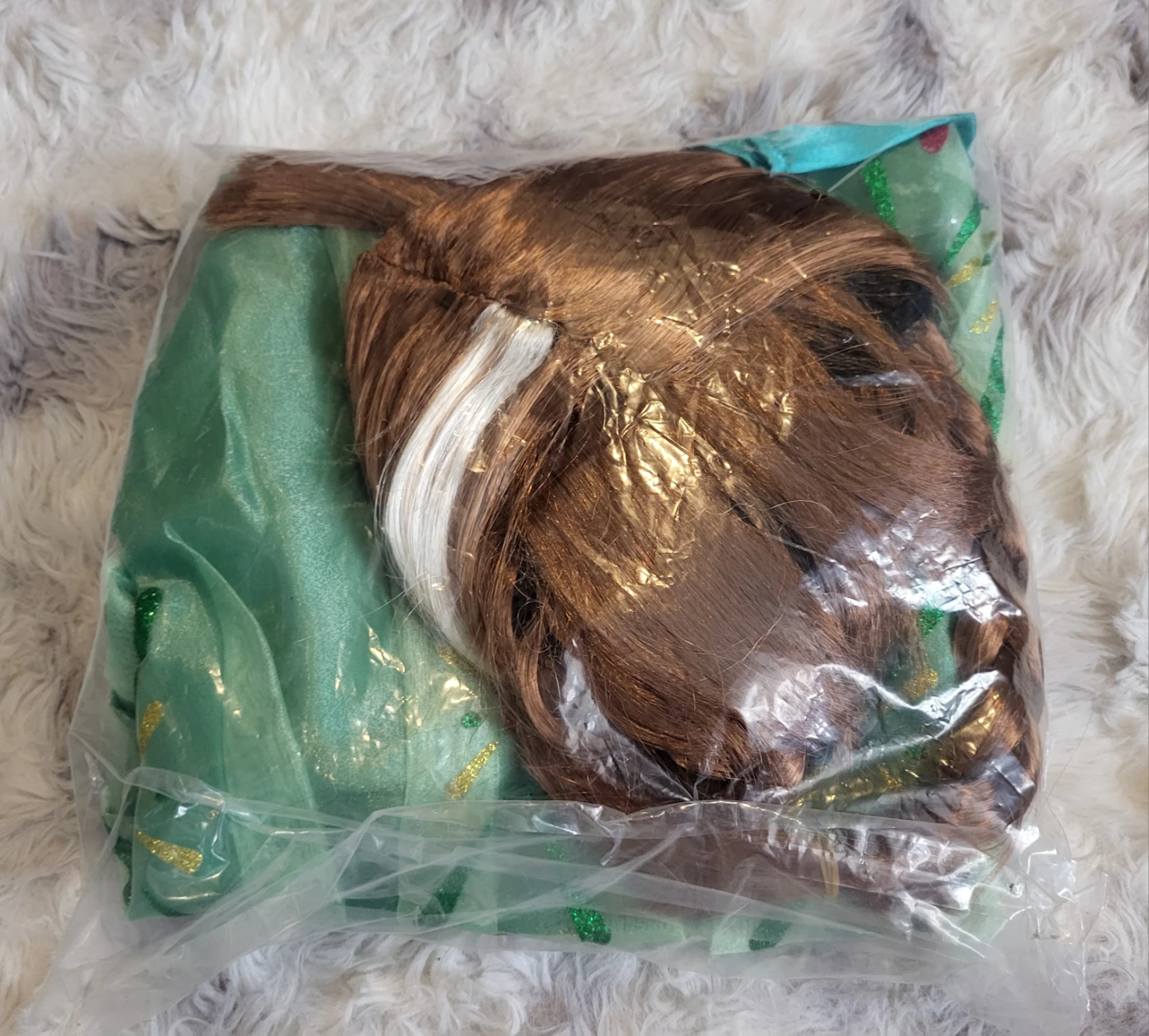 New Anna Frozen Costume Dress with Wig - photo 2