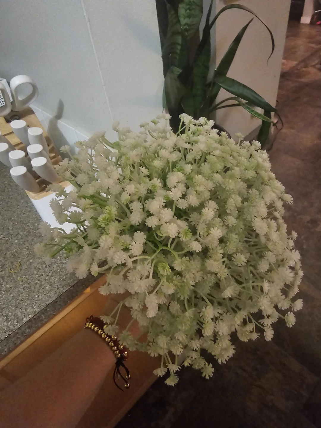 Artificial White Baby's Breath Flowers 15pcs