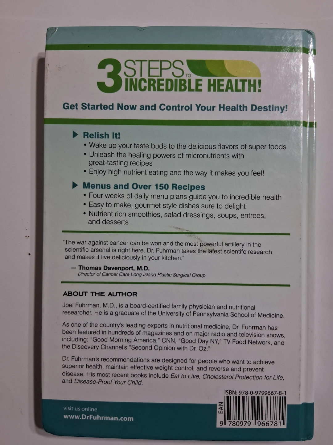 3 Steps to Incredible Health! Volume 2 by Joel Fuhrman, M.D. - photo 2