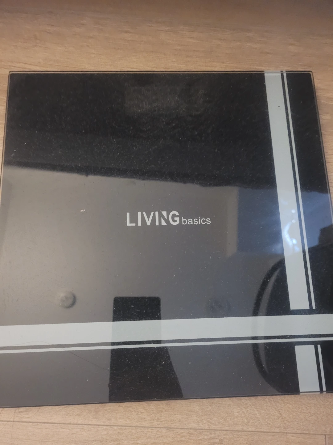 Living Basics Glass Digital Bathroom Scale
