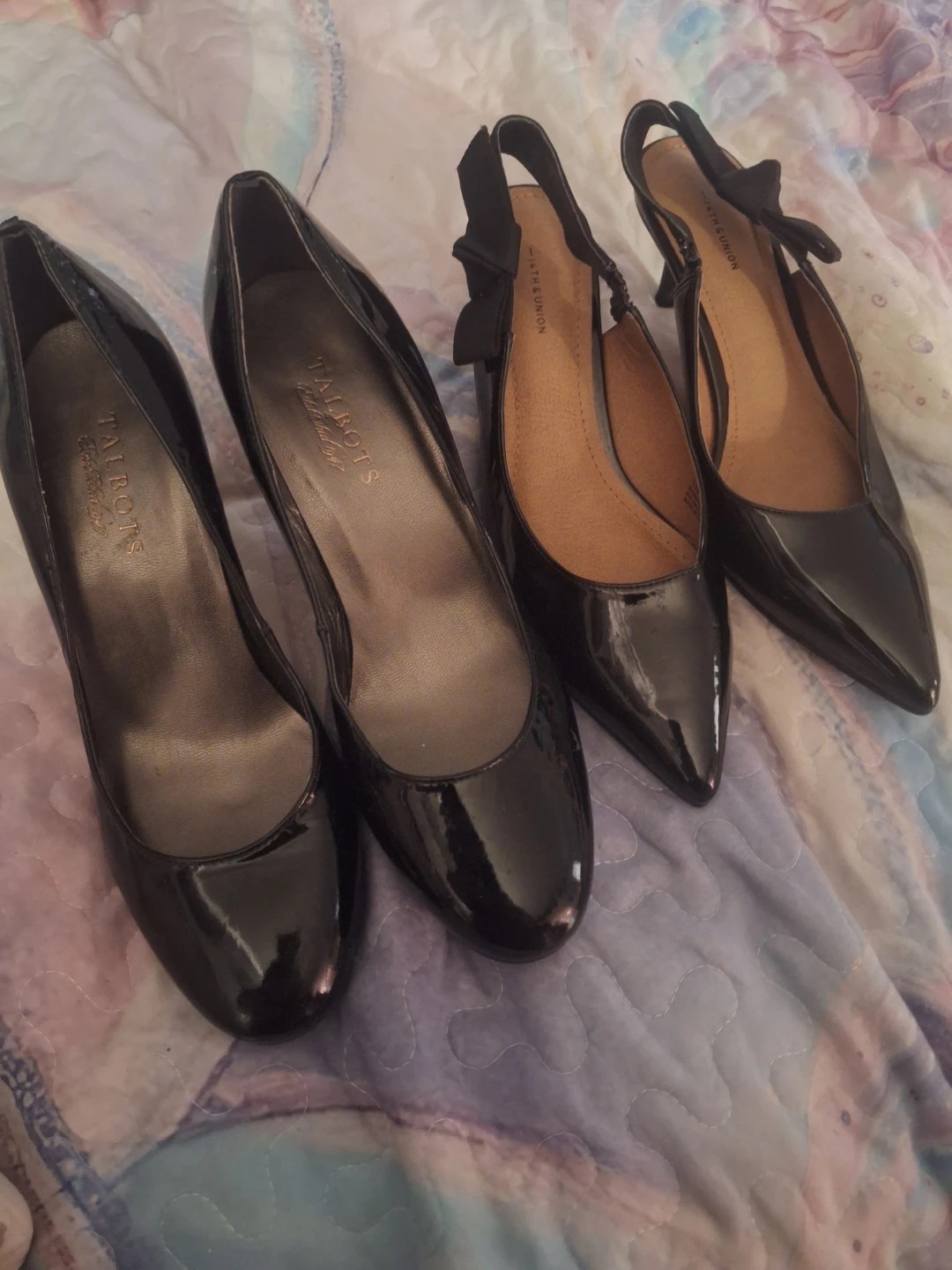 Two Pairs of Black Heels
