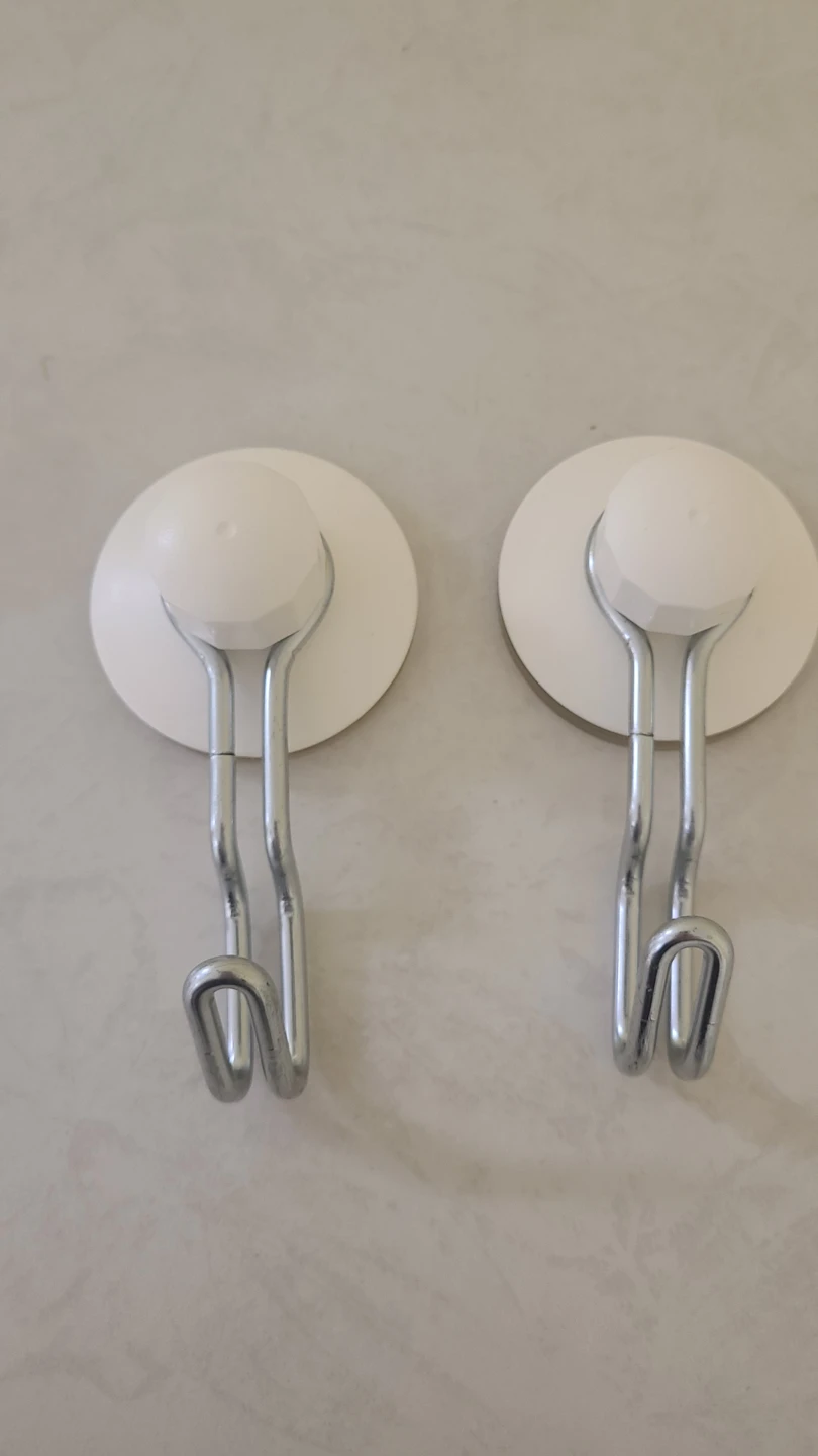 Two Suction Cup Hooks