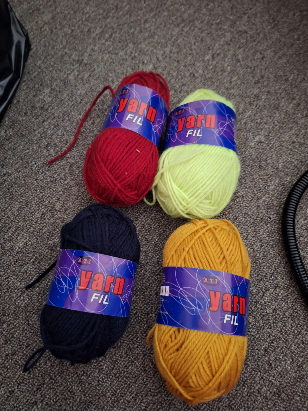 Set of 4 ATI Yarn Skeins