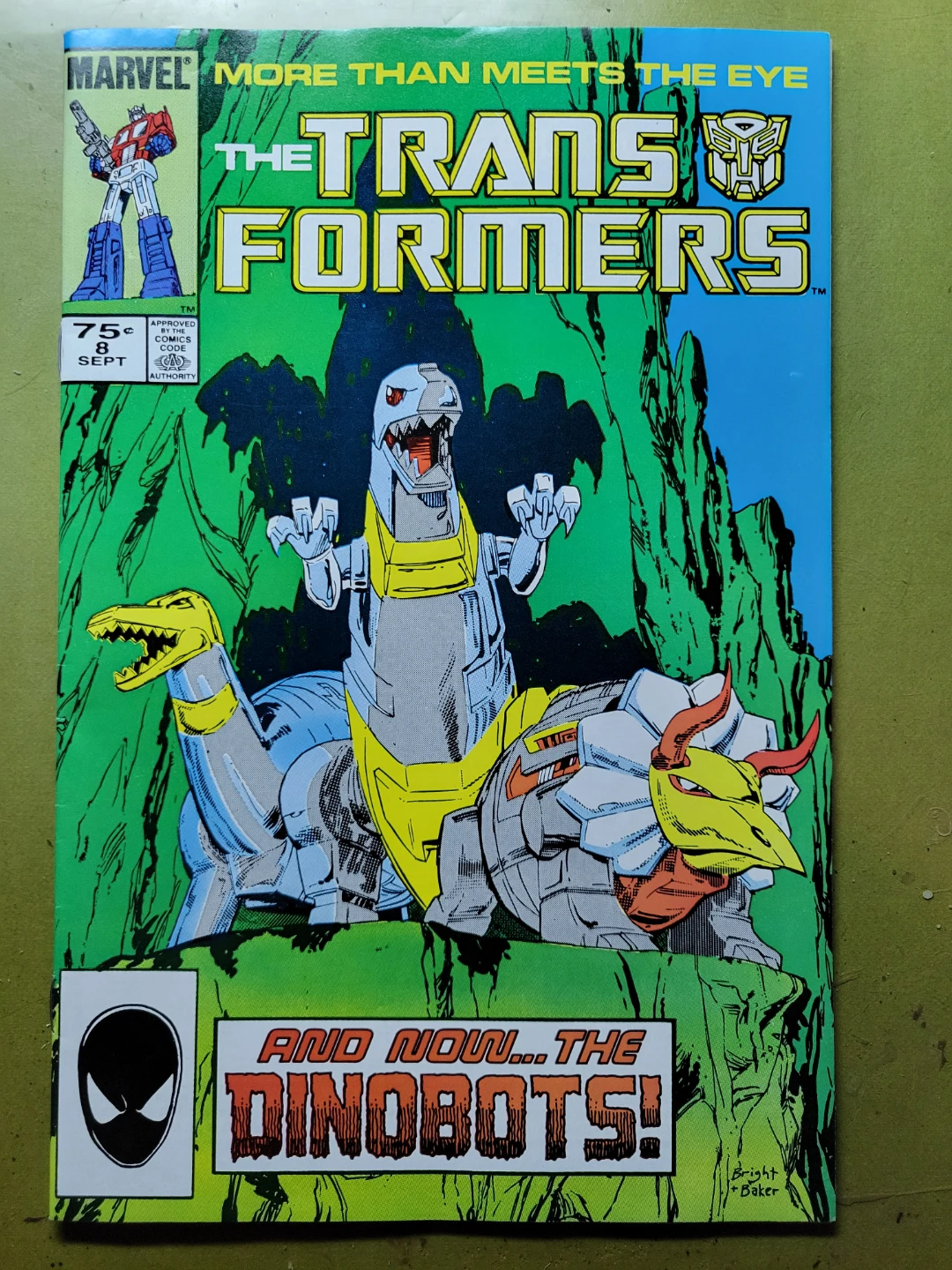 The Transformers Marvel Comic Issue 8 Second Printing
