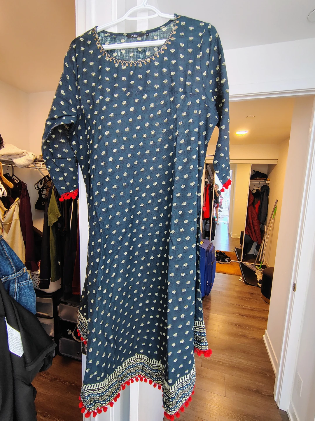 Indigo Printed Kurta Tunic Top - photo 3