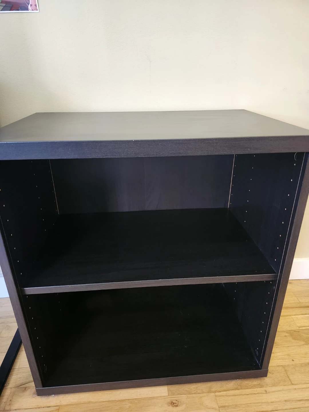 Besta IKEA Black wood bookshelf - photo 2