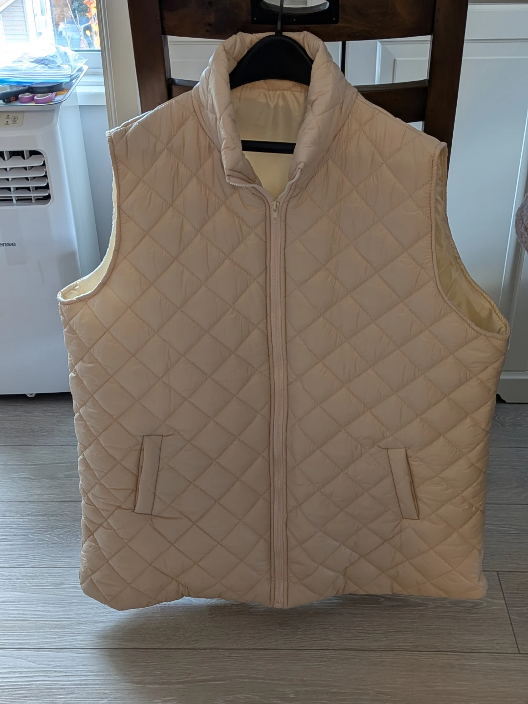 Quilted Beige Vest size 2X