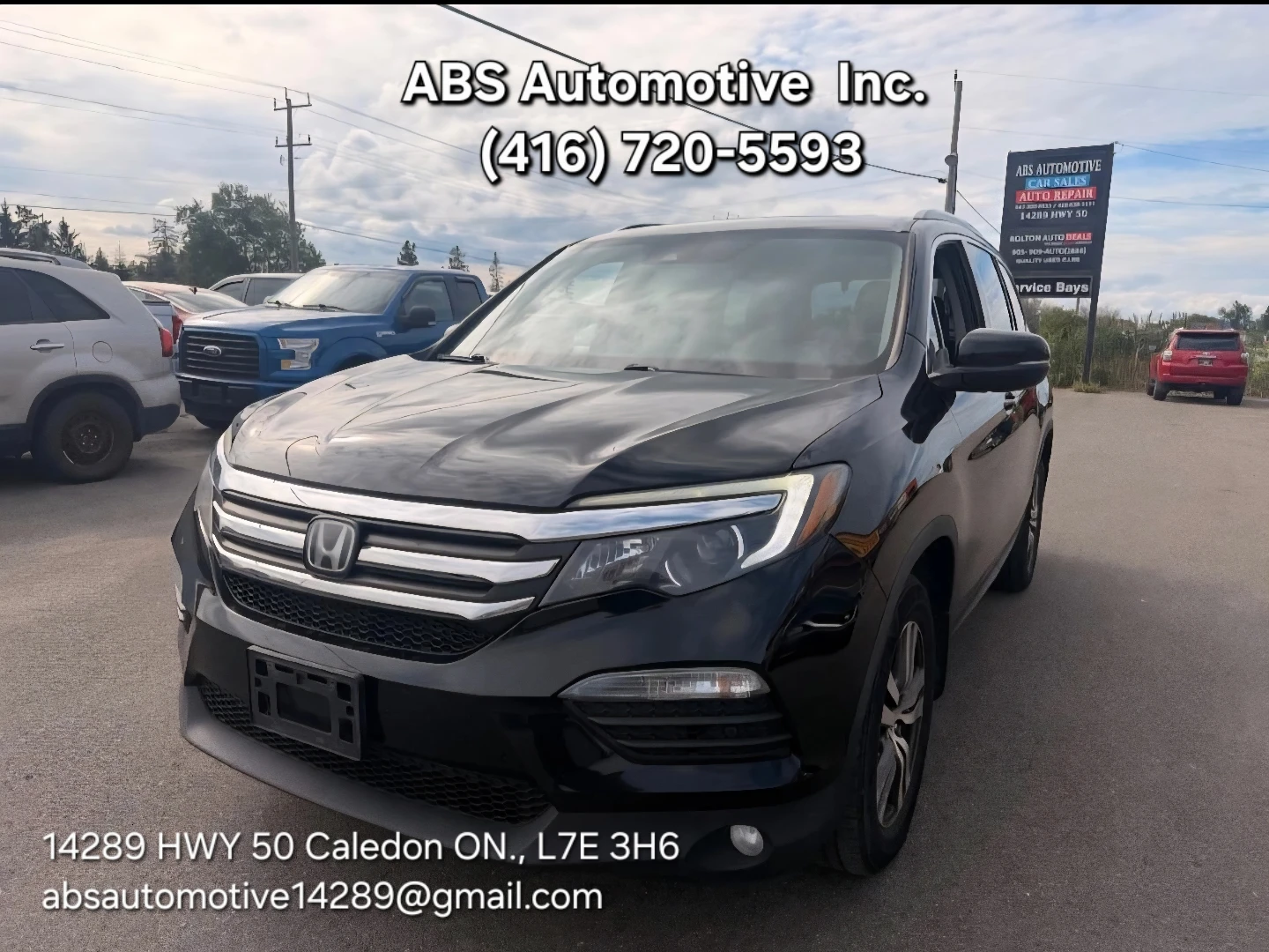Black Honda Pilot SUV