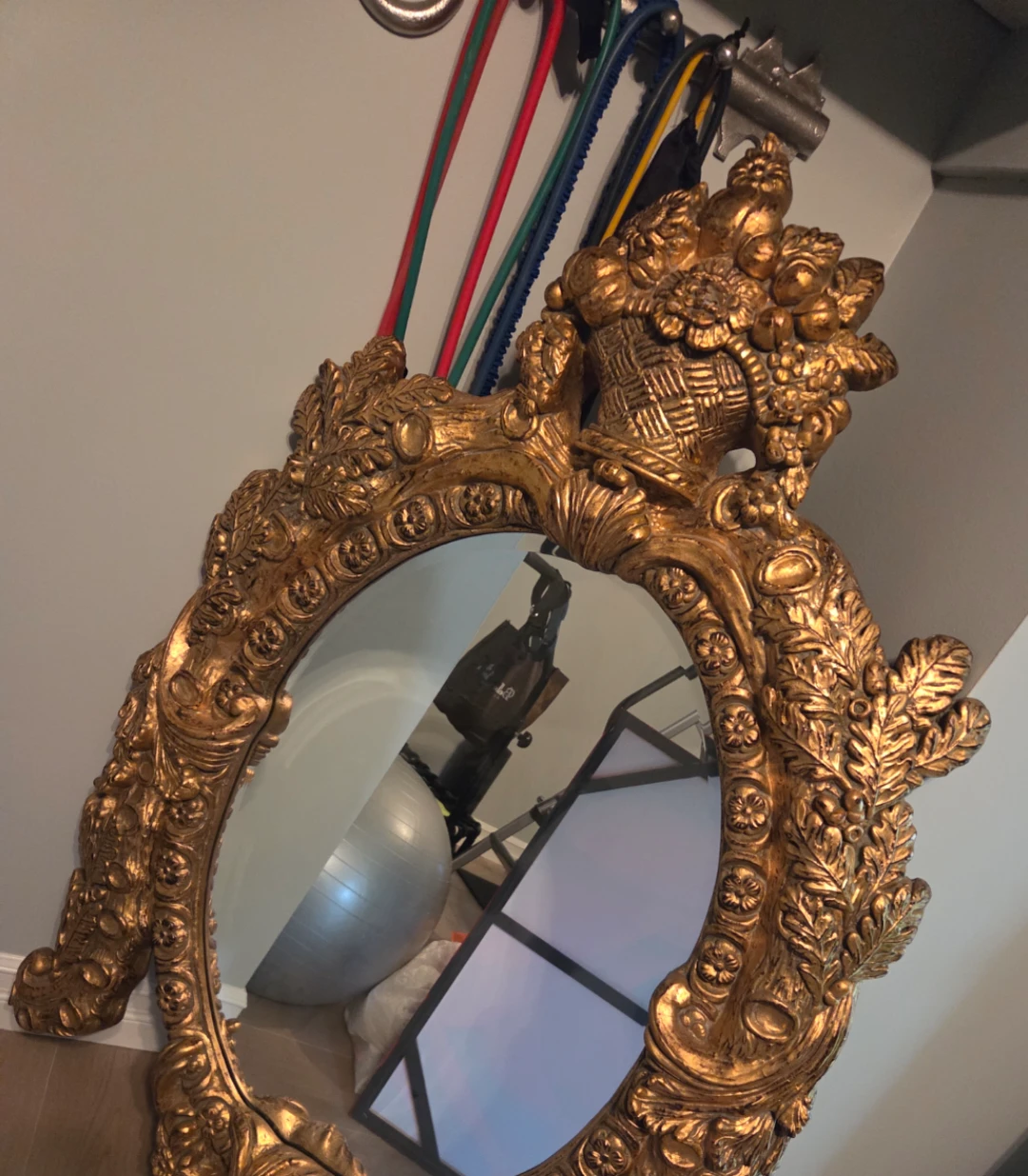 Ornate Gold Wall Mirror