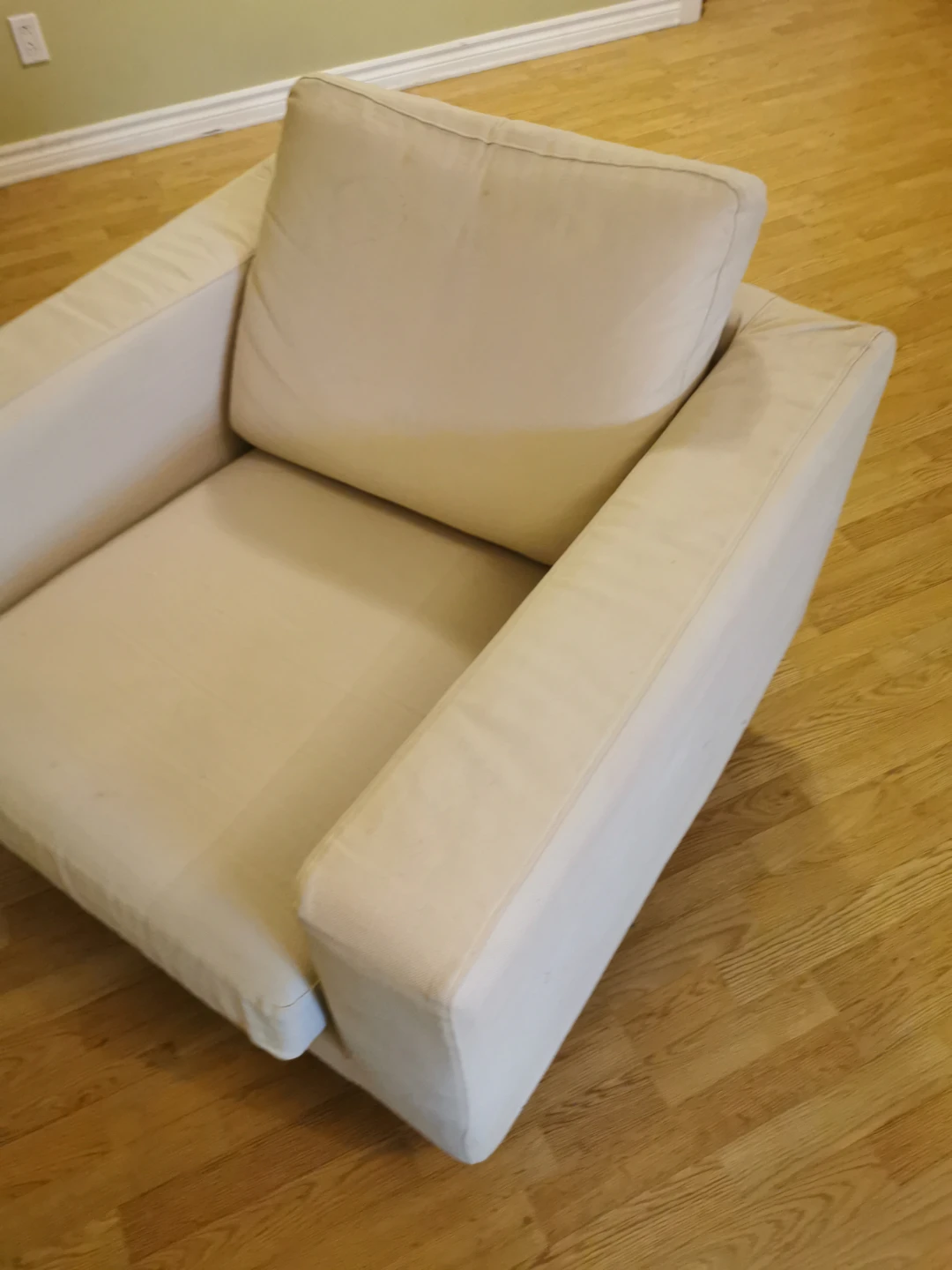 Cream armchair - photo 3