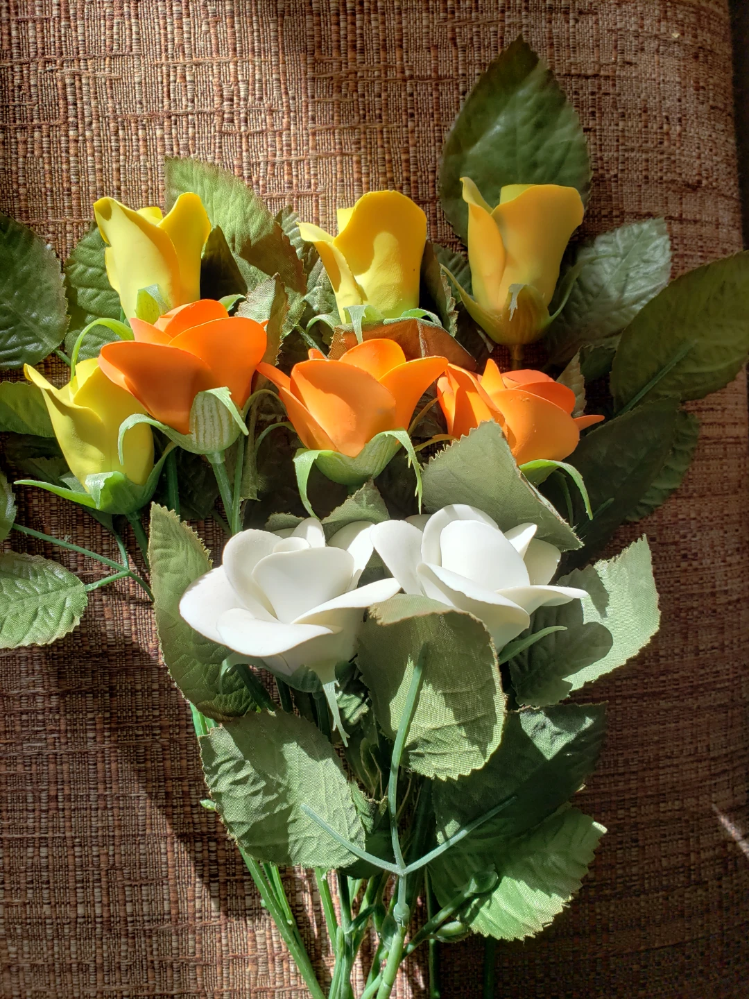 Porcelin or bique clay  Rose Bouquet