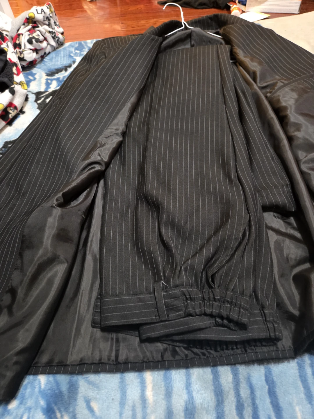 Black Pinstripe Suit Set - photo 2