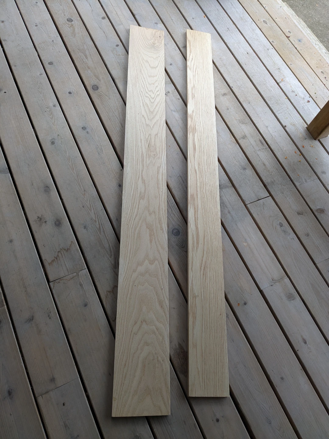 Wide Red Oak Hobby Boards