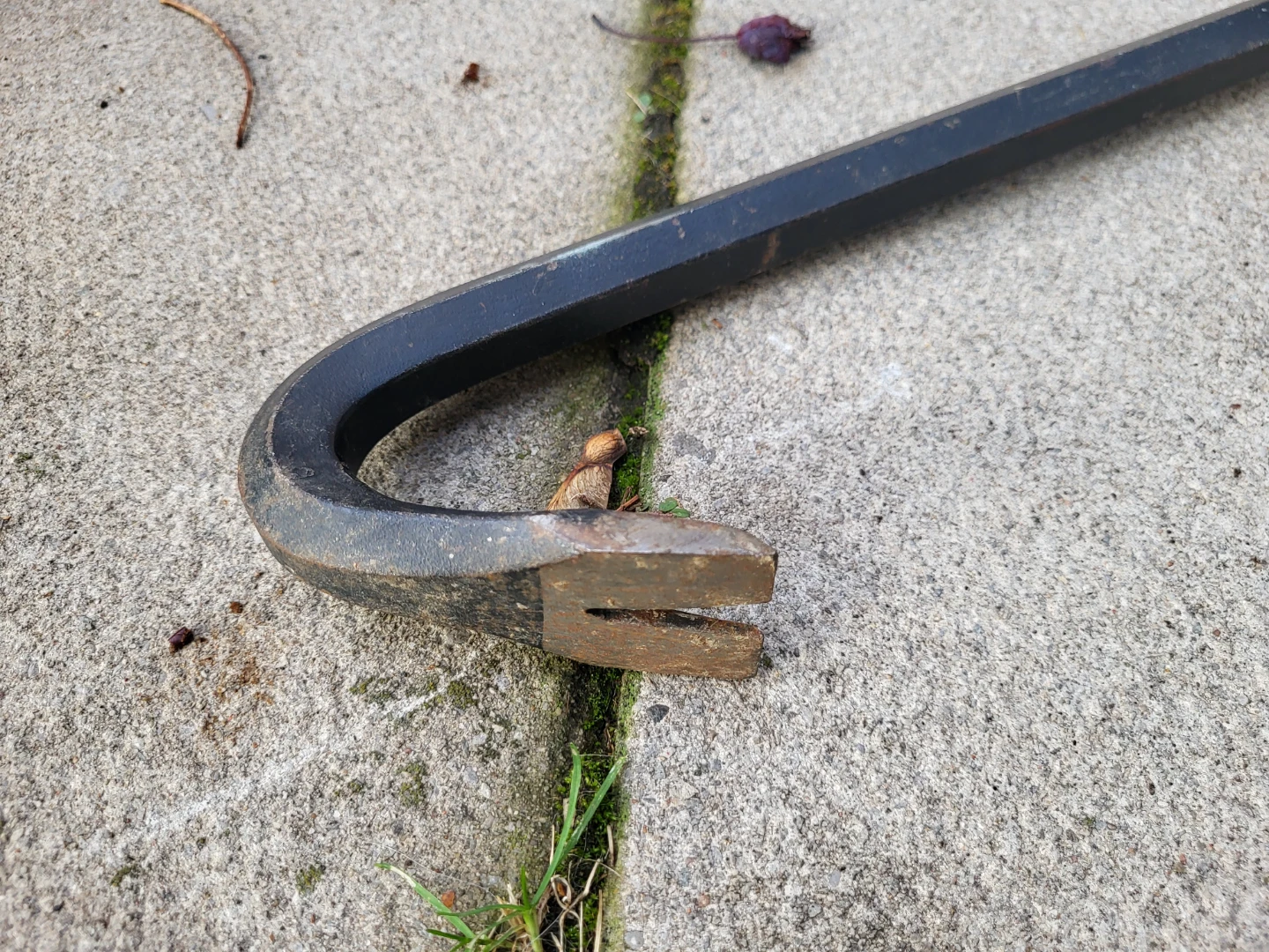 35-inch steel wrecking crowbar bar - photo 2