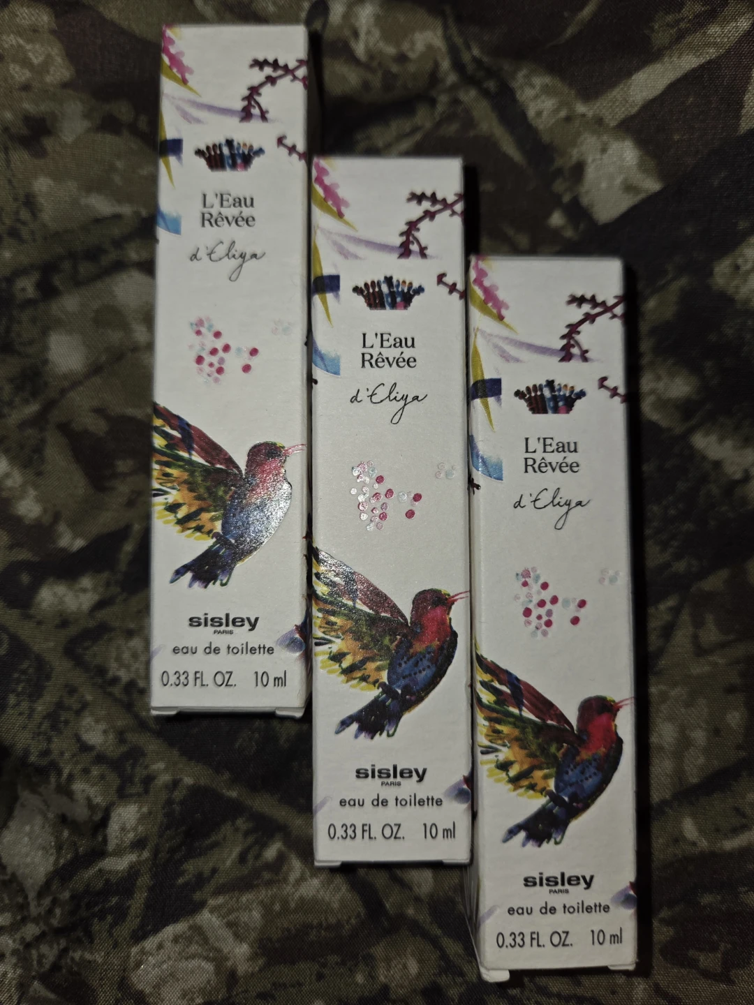 Sisley Paris 'L'Eau Revèe: D'Eliya Eau De Toilette', Lot Of 3