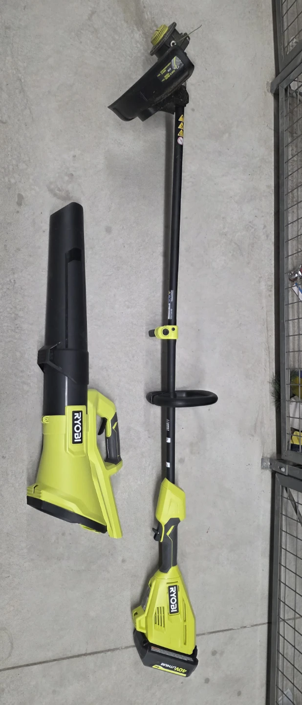 Ryobi 40V Cordless Blower and Trimmer Combo