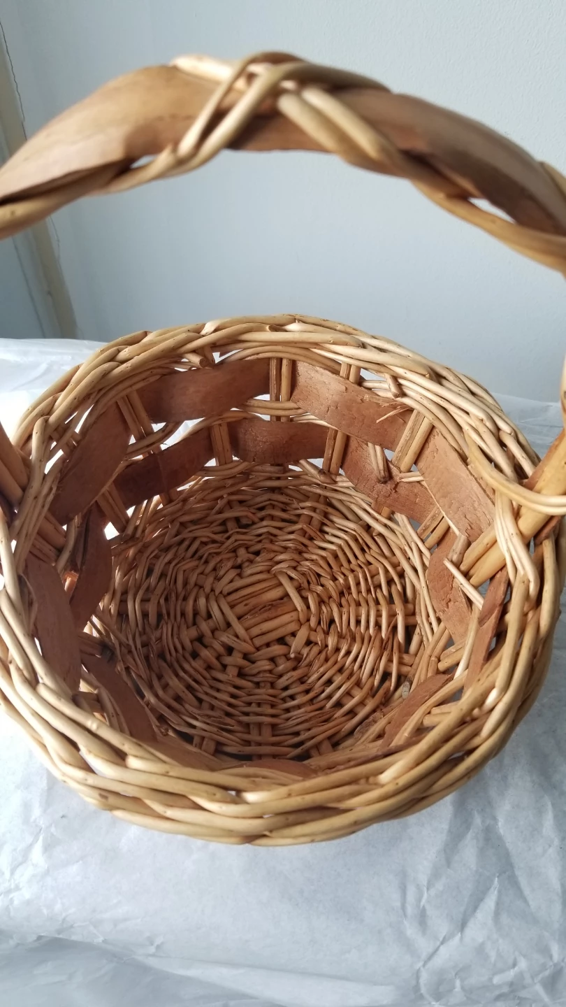Wicker Basket with Handle - photo 4