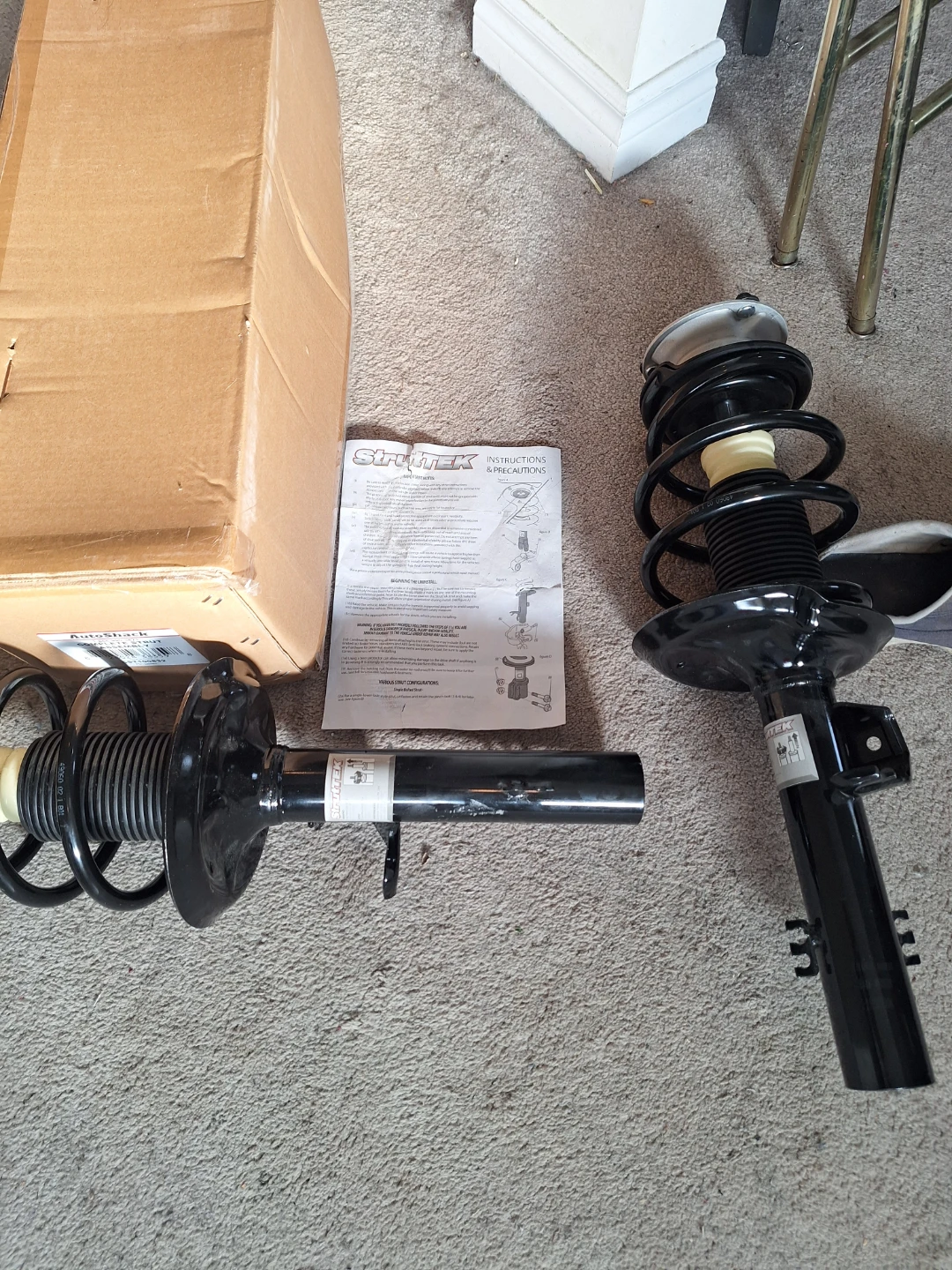 StrutTEK Complete Strut Assembly Pair