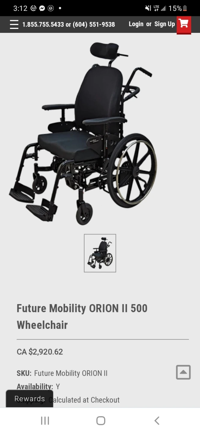 Future Mobility ORION II 500 Wheelchair - photo 3