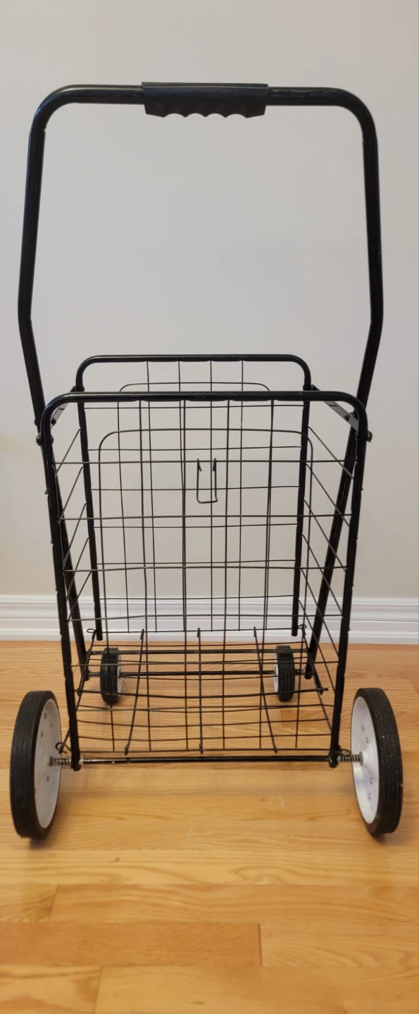 Folding Wire Shopping Cart - photo 4