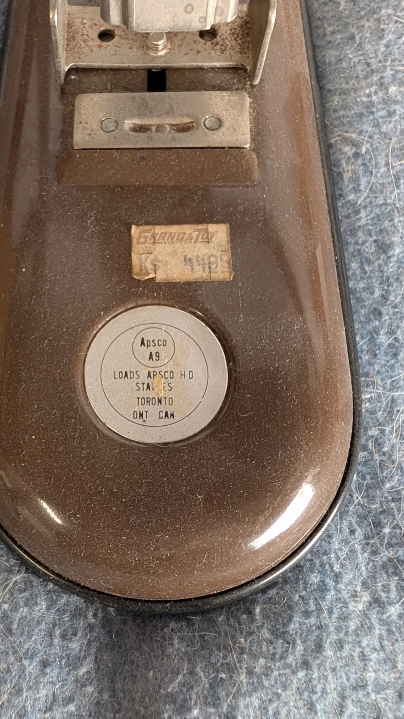 Vintage Apsco A9 Stapler