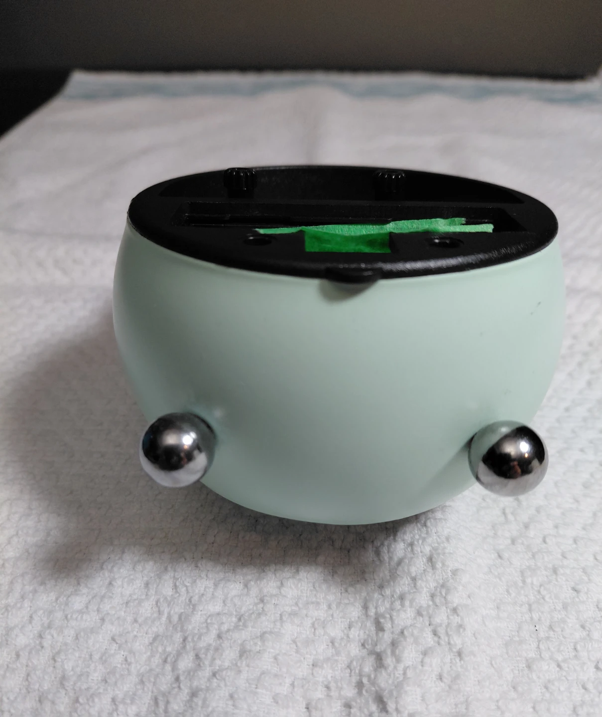 Retro Mint Green Twin Bell Alarm Clock - photo 4