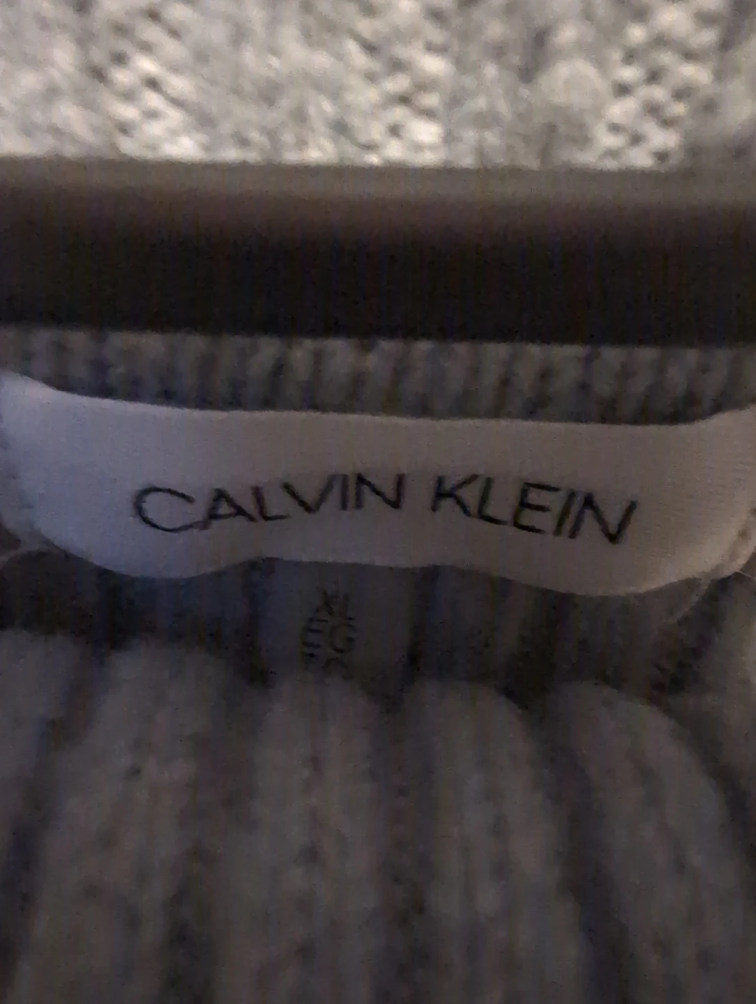 Calvin Klein Light Blue Cowl Neck Sweater - photo 2