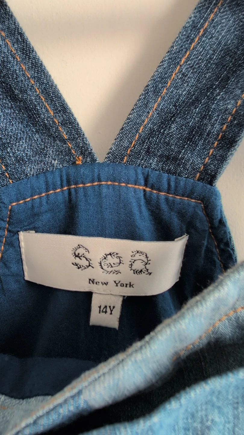 Sea New York Denim Overalls dress - photo 2